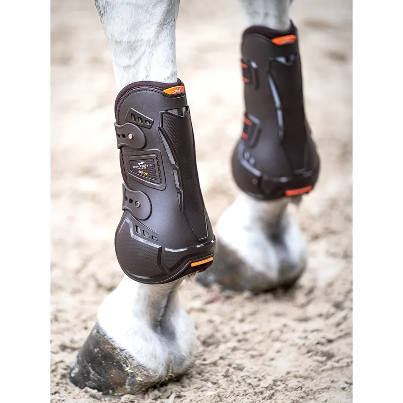 Schockemohle Air Flow Champion Tendon Boots - Brown-1